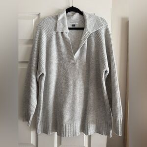 American Eagle Whoa So Soft Oversized Collared Sweater